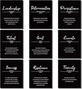 Outus 9 Pieces Inspirational Phrases Posters Wall Decor Motivational Sayings by Outus