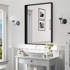 36"x 24" Black Bathroom Mirrors - Image 2