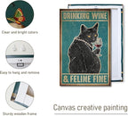 DIHSIEG Inspirational Canvas Wall Art funny bathroom wall art Print Poster - Image 4