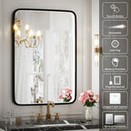 20x28 Inch LED Bathroom Mirror - Image 3
