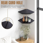 Fun Memories Corner Shelf Wall Mount, Floating Corner Shelves, Rustic Wood Wall - Image 6