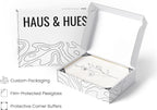 HAUS AND HUES Grey Floral Wall Art - Image 4