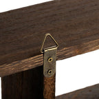 Frcctre Rustic Shadow Box Display Shelf, 9 Compartments Wood Hanging Display - Image 9