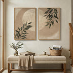 Large Framed Botanical Moon Wall Art - Image 6