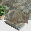 AULIGET 20-Piece Beige & Brown Slate Peel and Stick Backsplash Wall Tiles by AULIGET