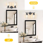 Unicozin 2 Light Vanity Lights, Bathroom Light Fixtures, Wall Lights - Image 2
