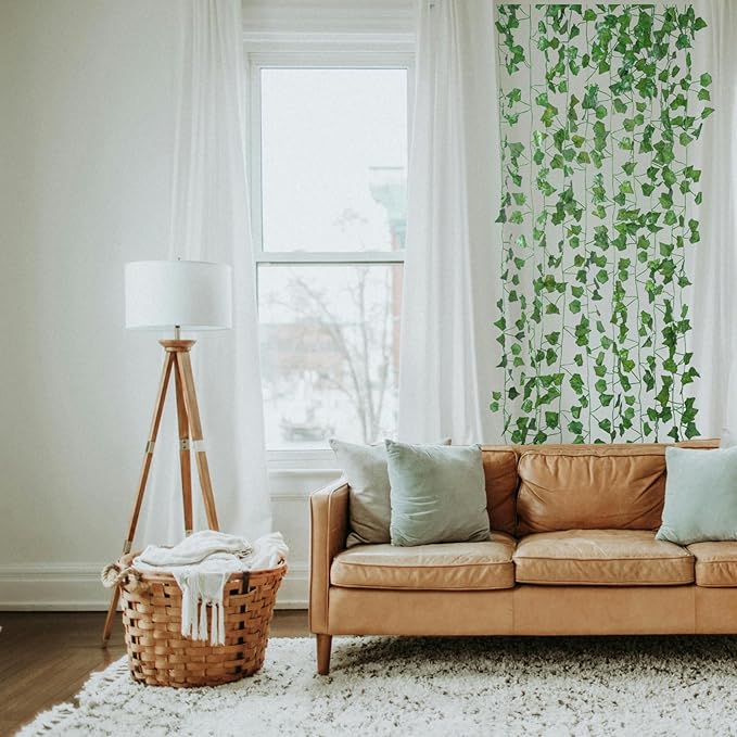 Freyalife Fake Vines for Room Decor Aesthetic Artificial Plant Ivy Leaves - Image 6
