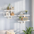 HOOBRO Floating Shelves, 15 Inch Wall Shelf Set of 2, Wall Mounted Storage by HOOBRO