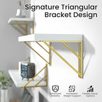 BAYKA Wall Shelves for Bedroom Decor, Floating Shelves for Living Room Kitchen - Image 7