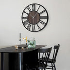 LEIKE Extra Large Wall Clocks, Silent Little Ticking, Battery Operated Vintage - Image 7