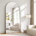 Oversized Full Body Mirror 30x71 inch Arched Full Length Mirror - Image 4