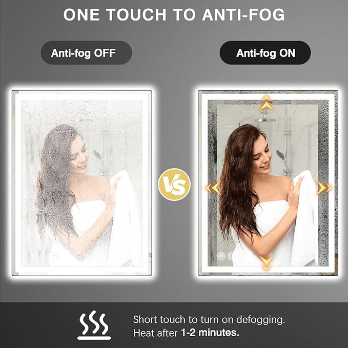 24"x 36" LED Bathroom Mirror - Image 6