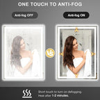 Memobarco LED Mirror for Bathroom 20"x 28" - Image 6