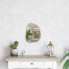 Asymmetrical Irregular Mirror Wall Mounted, Unique Vanity Mirror, Shaped - Image 4