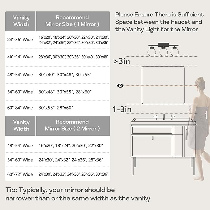 Gold Metal Framed Bathroom Mirror - Image 5
