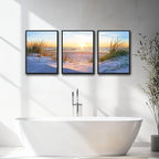 Black Framed Beach Wall Art Set - Image 5
