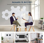 18 Pack Hexagon Acoustic Panels, Self-Adhesive Acoustic Wall Panels - Image 5