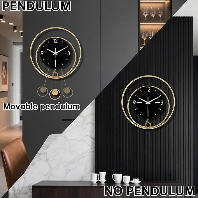 Dankeit Decorative Wall Clock, Silent Non-Ticking Quality Quartz Battery - Image 5
