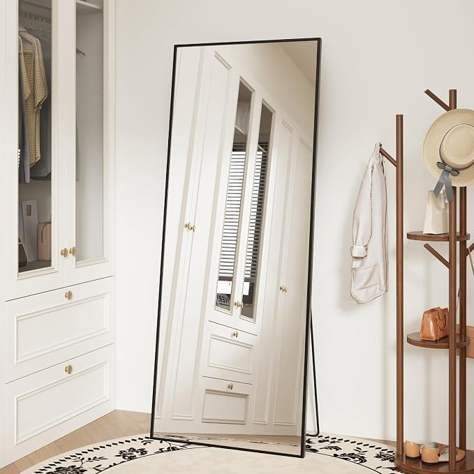 Sweetcrispy 56"x21" Full Length Mirror, Leaning or Standing Full Body Mirror by Sweetcrispy