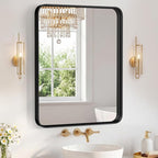 NEWBULIG 28X36 Inch Bathroom Mirror by NEWBULIG