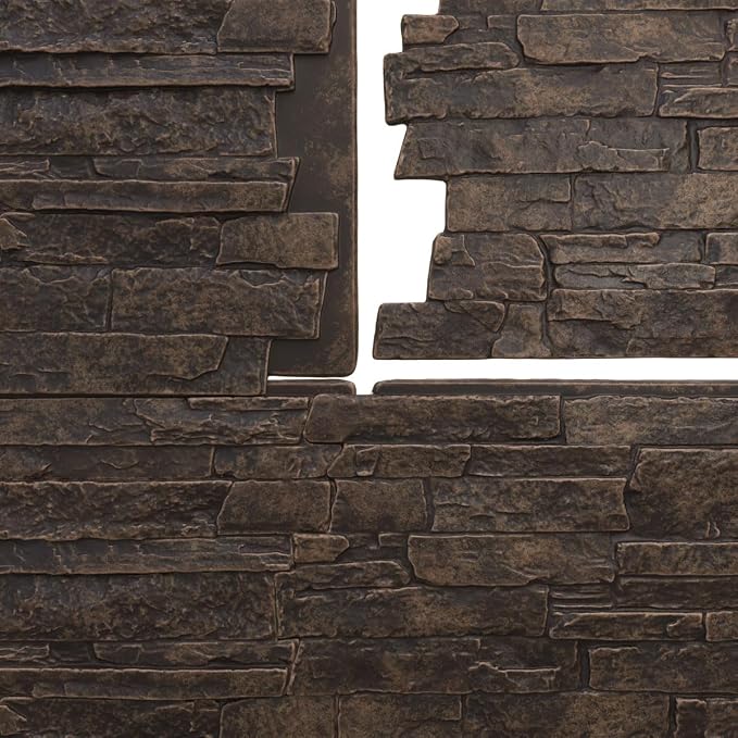 EverStone Acadia Ledge Faux Stone Panel, Alder Creek Color - Image 9
