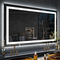 LOAAO 72X32 Inch RGB LED Bathroom Mirror by LOAAO