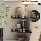 Corner Shelf Wall Mount, Floating Corner Shelves, Rustic Wood Wall Storage - Image 6