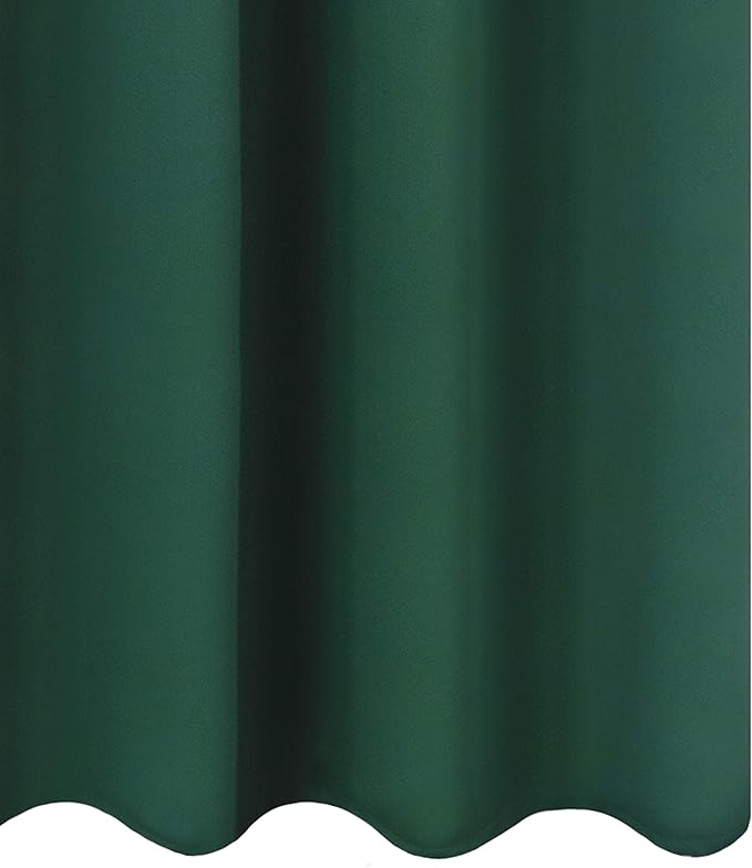 LEMOMO Blackout Curtains 66 x 95 inch/Dark Green Curtains Set of 2 - Image 9
