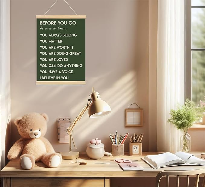 Mental Health Positive Inspirational Wall Art Decor, Therapist Office Signs - Image 2