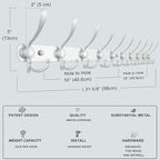 Dseap Coat Rack Wall Mount - Image 6