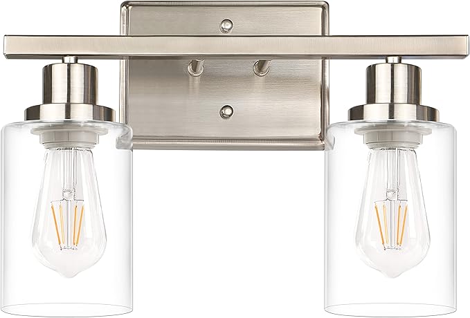 Ascher 2-Light Wall Sconces, Modern Vanity Light Fixture by Ascher