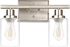 Ascher 2-Light Wall Sconces, Modern Vanity Light Fixture by Ascher