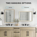 Oak Wood Effect Framed Wall Mirror, 24x36 Rectangle Mirror, Anti-desilvering - Image 9
