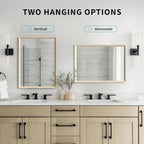 Oak Wood Effect Framed Wall Mirror, 30x40 Rectangle Mirror, Anti-desilvering - Image 9