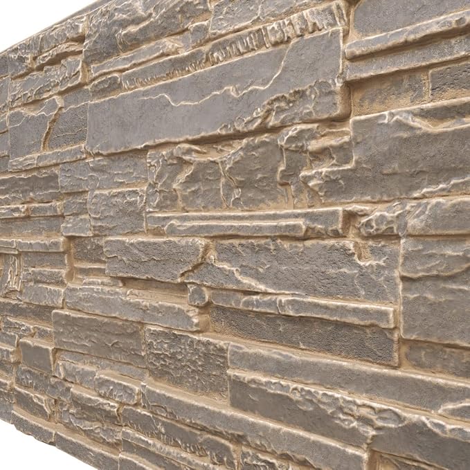 EverStone Cascade Faux Stone Panel, 48 5/8"W x 24 3/4"H x 1 1/4"D, Cannondale - Image 7