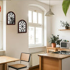 ZEXUIRU 4 Set. Rustic Wall Mirrors - Image 5