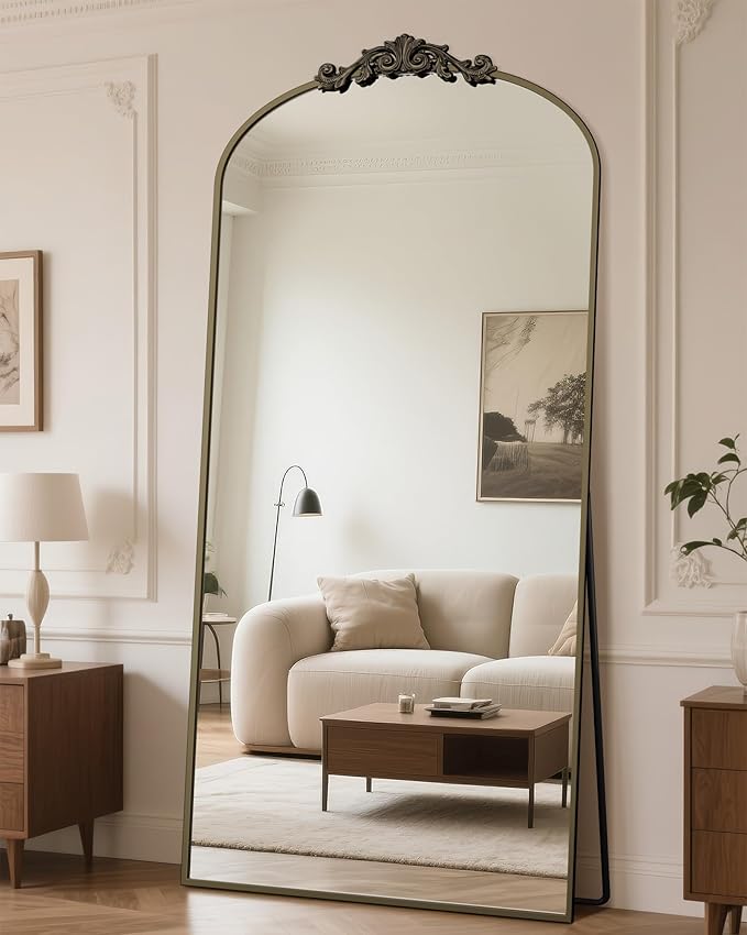 Antok Arched Full Length Mirror, Full Body Mirrors - Image 3