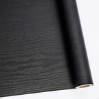 Abyssaly 24 Inch X 196 Inch Black Wood Self Adhesive Paper Decorative by Abyssaly