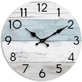 KECYET Wall Clock Silent Non-Ticking Wooden Clocks Battery Operated 8 Inch by KECYETWALLCLOCK