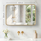 NEWBULIG 30X40 Inch Bathroom Mirror - Image 2