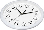 Bernhard Products White Wall Clock Silent Non Ticking 10 Inch Quality Quartz - Image 3
