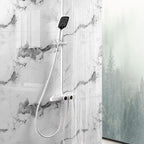 10pcs Thick Marble Peel and Stick Waterproof Wall Panels, Heat-Resistant - Image 3