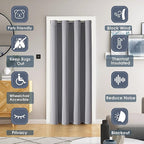 ChrisDowa Blackout Door Curtains - Image 2