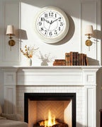 Vintage Wall Clock 13 Inch Quartz Silent Non-Ticking Analog Clock Battery - Image 9
