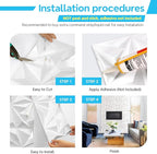 STICKGOO 33 Pack 3D Wall Panels - Image 7