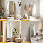 Dewfig Arched Full Length Mirror, Full Body Mirrors - Image 3