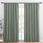 NICETOWN 2 Panels Blackout Curtains, Rod Pocket Thermal Insulated Drapess by NICETOWN