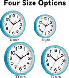 Roymnie Wall Clock Silent Non-Ticking Modern Clock Battery Operated 8 Inch - Image 6