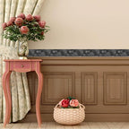 IVN Wallpaper Border Peel and Stick Decorative Wall Trim Self Adhesive Black - Image 7