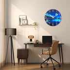 Large Wall Clocks for Living Room Decor Glass 20 Inch Analog Wall Clocks - Image 2